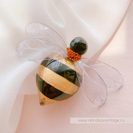 CILEA PARIS Брошь "Золотой шмель: большой» /  Коллекция "Пчелы"