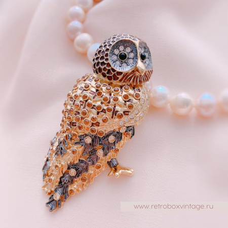 NOLAN MILLER Брошь «Совушка-сова»