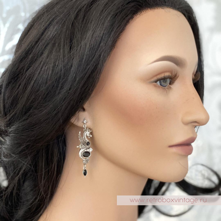 SWEET ROMANCE Серьги «Хранители: серебро»