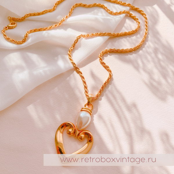 PREMIER DESIGNS Кулон на цепочке "Сердце любви" Юбилейный выпуск