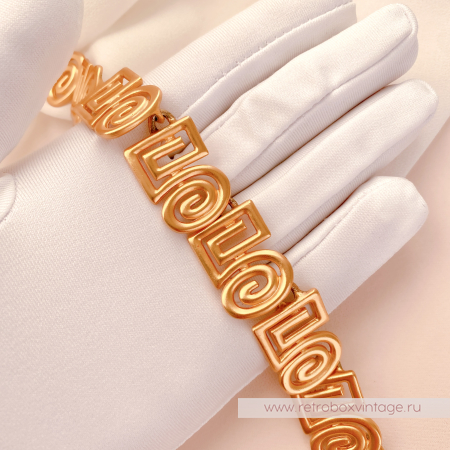 ANNE KLEIN Ожерелье "Золотые арабески"