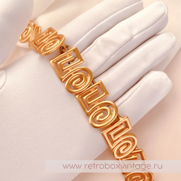 ANNE KLEIN Ожерелье "Золотые арабески"