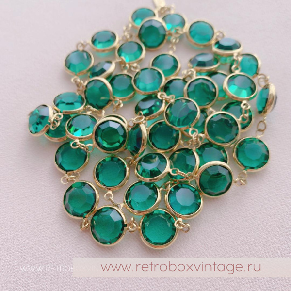 SWAROVSKI Нить безелей «Изумрудная мечта»