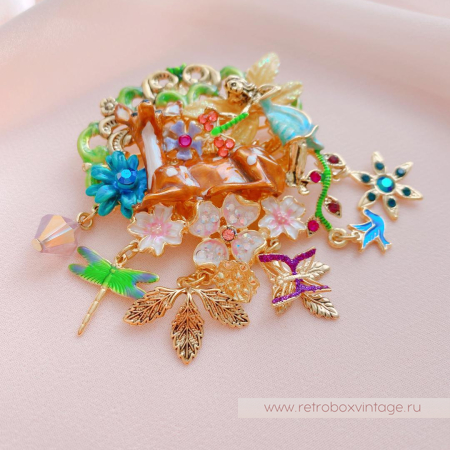 KIRKS FOLLY Брошь-кулон «Лесная фея и олененок» KIRKS FOLLY Брошь-кулон «Лесная фея и олененок»