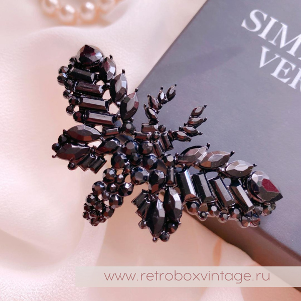 VERA WANG Брошь «Легкость мотылька»