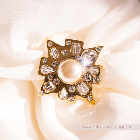 KJL / KENNETH J LANE Кольцо «Мальтийский жемчужный крест»