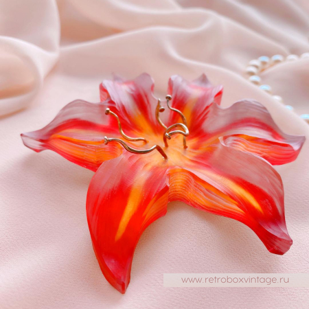 ALEXIS BITTAR Брошь «Аленький цветочек»