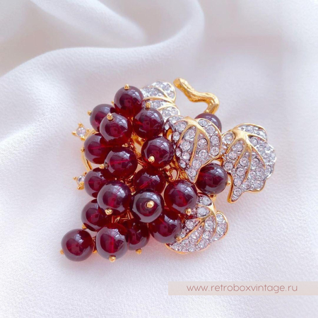 NOLAN MILLER Брошь «Гроздь винограда»