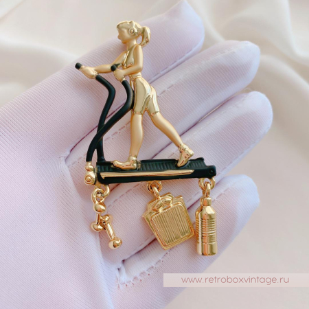 DANECRAFT Брошь «На спорт: я все смогу!» DANECRAFT Брошь «На спорт: я все смогу!»