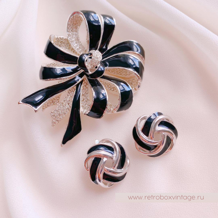 JOAN RIVERS / TRIFARI Комплект «Бант и узелки»