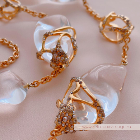 ALEXIS BITTAR Ожерелье длинное «Льдинки на солнце»