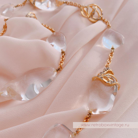 ALEXIS BITTAR Ожерелье длинное «Льдинки на солнце»