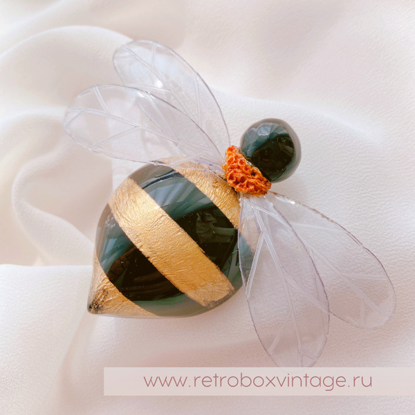 CILEA PARIS Брошь "Золотой шмель: большой» /  Коллекция "Пчелы"