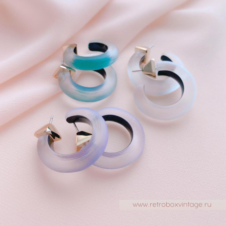 ALEXIS BITTAR Серьги «Стильные полукольца» в ассортименте