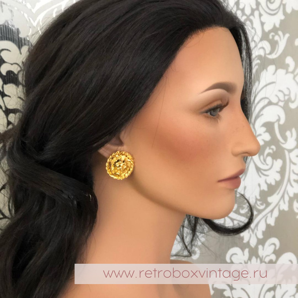 ANNE KLEIN Клипсы «Львы»