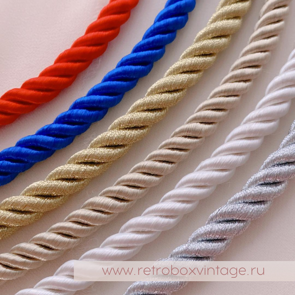 HEIDI DAUS Шнур-корд «Элегантные чувства: синий индиго» HEIDI DAUS Шнур-корд «Элегантные чувства: синий индиго»