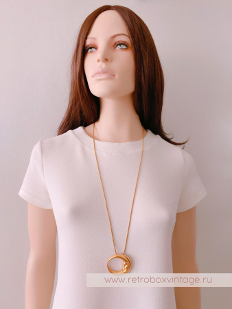 ANNE KLEIN Кулон на цепочке «Полумесяц»