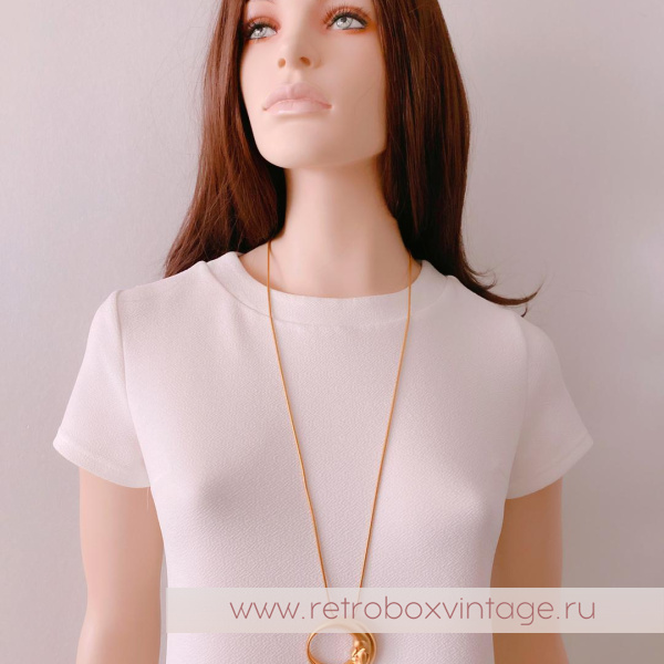 ANNE KLEIN Кулон на цепочке «Полумесяц»