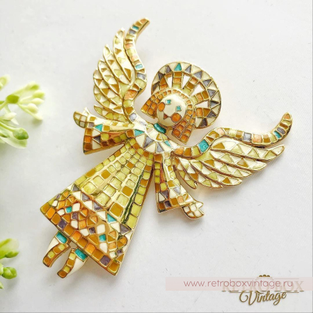 BOB MACKIE Брошь «Анегел-хранитель»