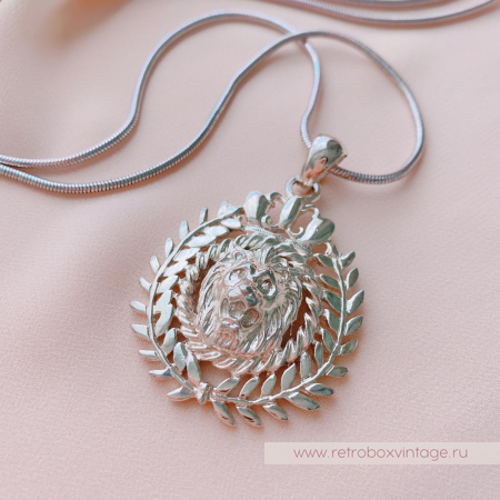 ANNE KLEIN Кулон на цепочке «Светская львица: серебро»