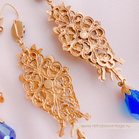 ASKEW LONDON Комплект «Синие павлины»