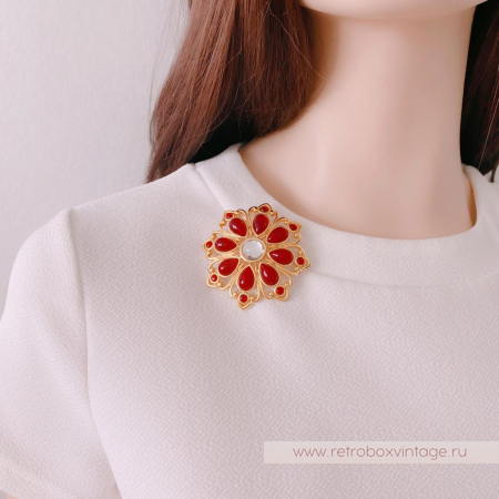 TRIFARI Брошь «Аленький цветочек»