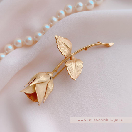 GIOVANNI Брошь «Золотая роза»