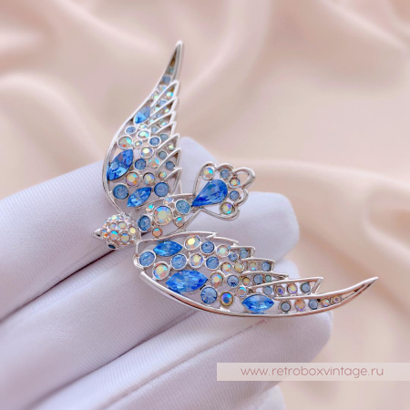 NOLAN MILLER Брошь «Синяя птица мечты»