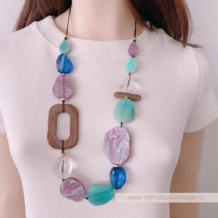 MOON PARIS Ожерелье «Шармэль» с крупными бусинами MOON PARIS Ожерелье «Шармэль» с крупными бусинами