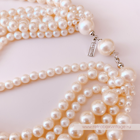 MARVELLA Ожерелье «Жемчужные каскады» шесть нитей