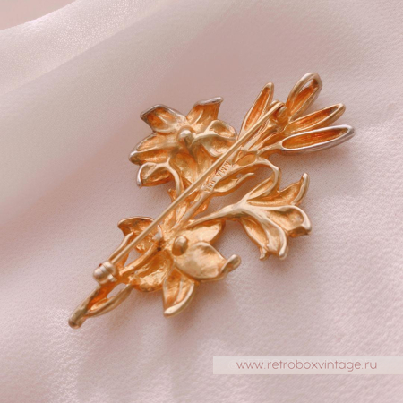 MMA Брошь-кулон «Букет лилий»