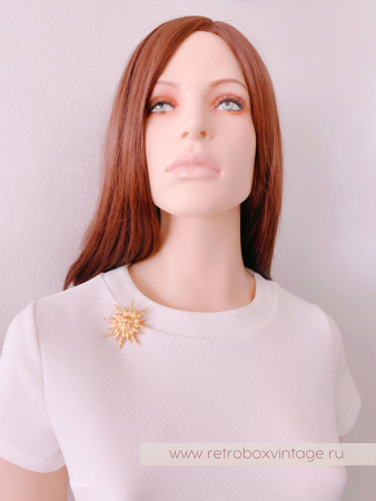 ANNE KLEIN Брошь «Солнышко»