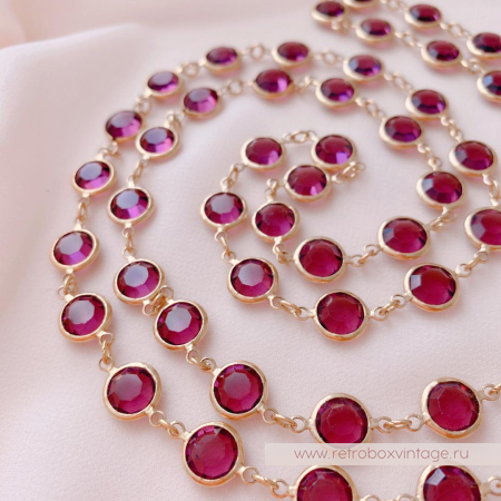 SWAROVSKI Нить безелей «Пурпурный соблазн»