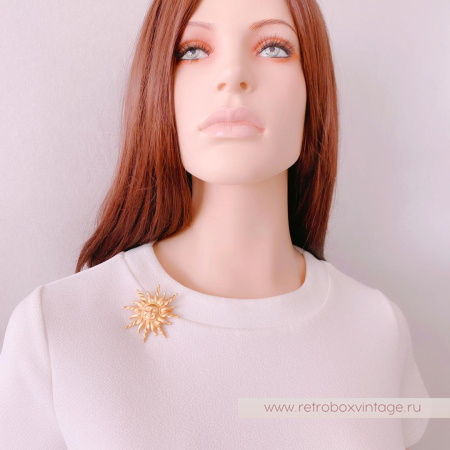 ANNE KLEIN Брошь «Солнышко»