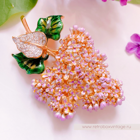 JOAN RIVERS Брошь «Персидская сирень»