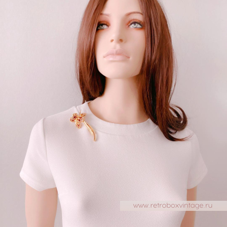 NOLAN MILLER Брошь «Кристальный ирис Тифани» NOLAN MILLER Брошь «Кристальный ирис Тифани»