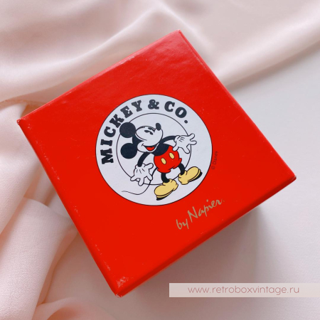 NAPIER DISNEY Ожерелье и серьги «Микки Маус в красной шапочке»