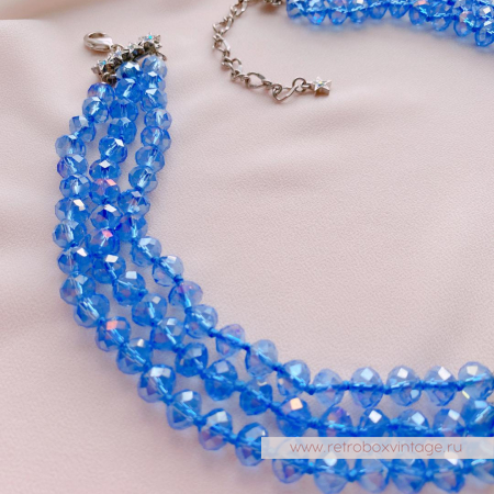 KIRKS FOLLY Колье «Голубая императрица-луна»