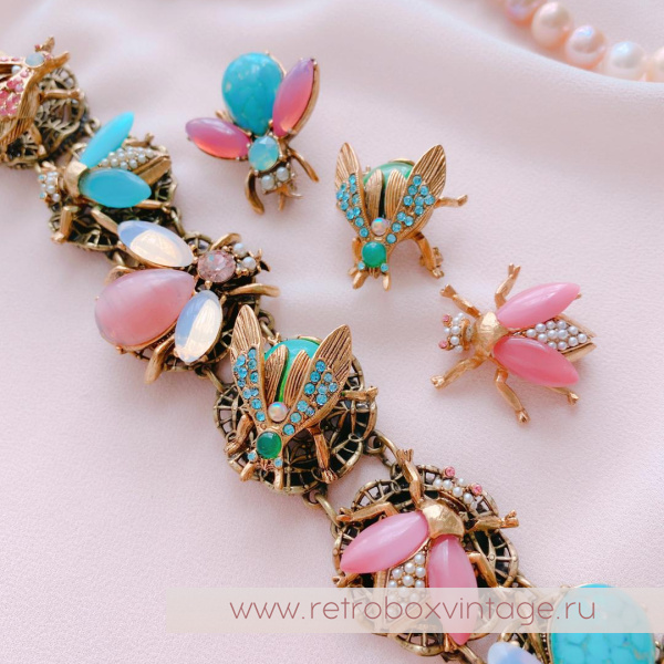 SWEET ROMANCE Браслет "Пастельные пчелы" размер L (8)