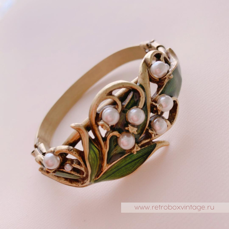 SWEET ROMANCE Браслет-каф «Жемчужные ландыши» (архив)