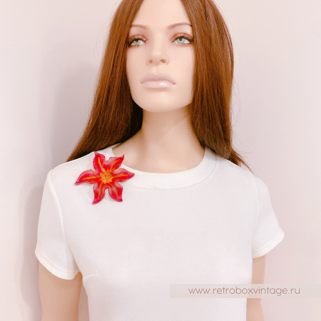 ALEXIS BITTAR Брошь «Аленький цветочек»