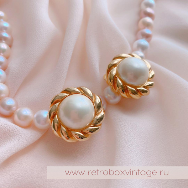 FO INC Клипсы «Классика в стиле Шанель»