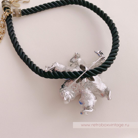 HEIDI DAUS Текстильное ожерелье шнур-корд «Элегантные чувства»