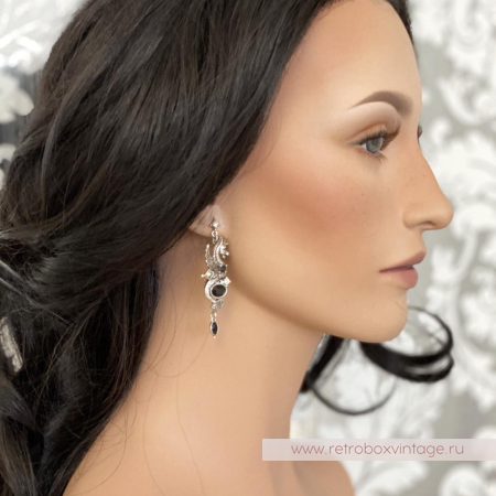 SWEET ROMANCE Серьги «Хранители: серебро»