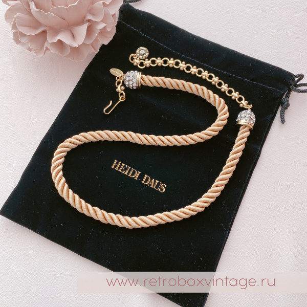 HEIDI DAUS Шнур-корд для брошей и кулонов «Элегантные чувства: карамель» (сферы)