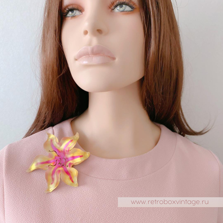 ALEXIS BITTAR Брошь «Цветок рассвета - лилия»