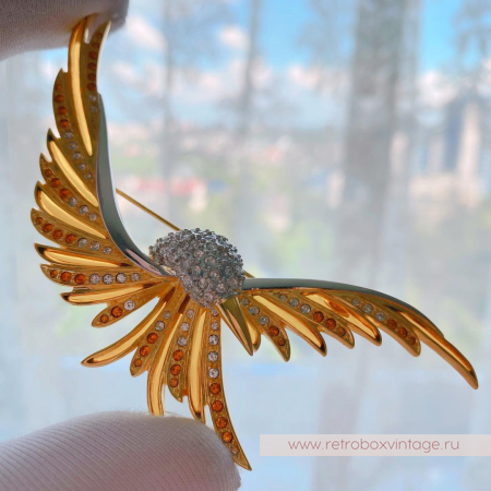 JOAN RIVERS Брошь «Золотая птица счастья» JOAN RIVERS Брошь «Золотая птица счастья»