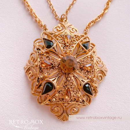 FLORENZA Ожерелье "Чудное мгновение" (Амбра)