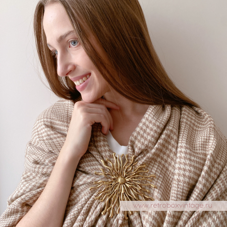 UVELINA Брошь "Цветок Солнца"