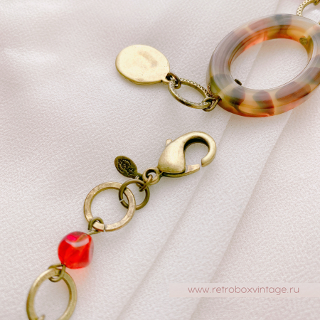 PREMIER DESIGNS Ожерелье "Осенний поцелуй" янтарно-медовое